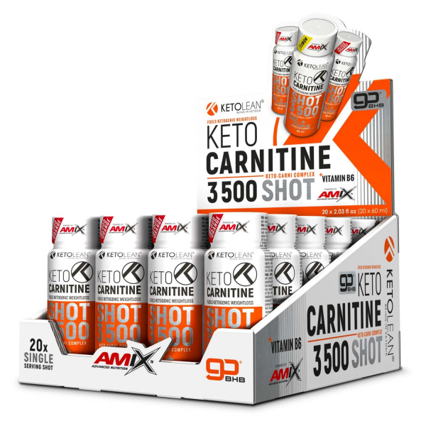 KetoLean® Keto goBHB® + Carnitine Shot 20x60ml orange